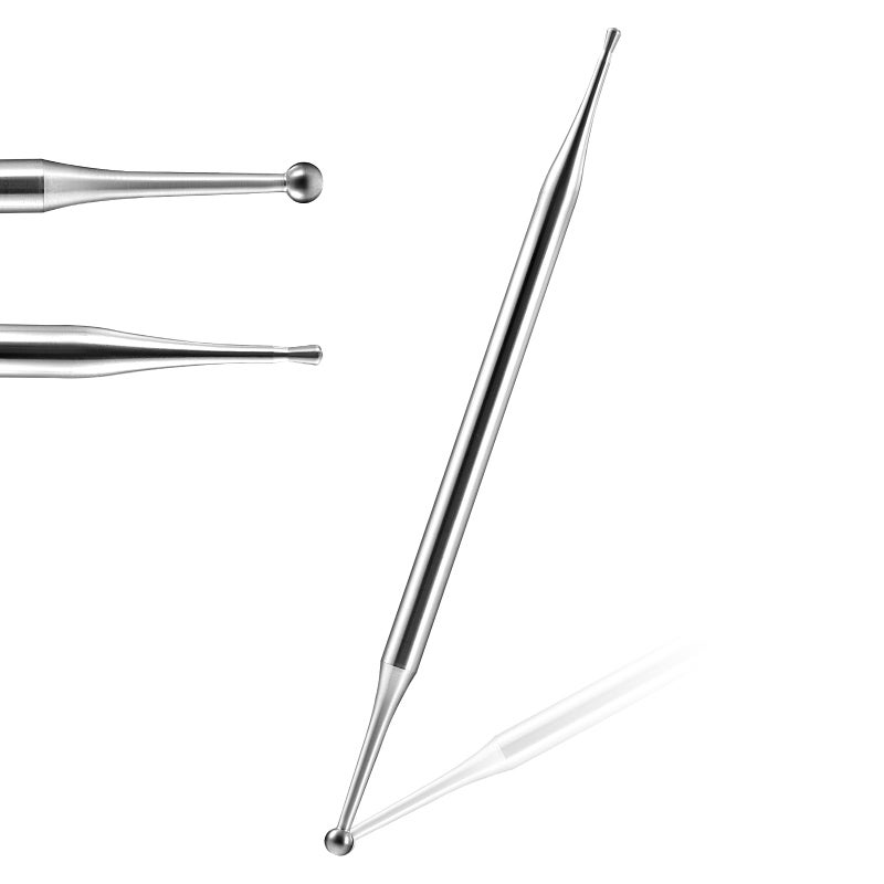 Tyqour Acupuncture Pen, Acupressure Pen, Pressure Point Massage Tool, Stainless Steel Trigger Point Massage Stick for Ear, Face, Neck, Back, Shoulders, Legs, Arms
